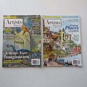 Artists Magazine Going Places Activate Your Imagination Lot of 2 for 2022, 2023
